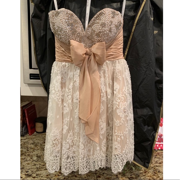 Sherri Hill Dresses & Skirts - Sherri Hill Blush Short Formal Dress Sherri Hill Dresses & Skirts - Sherri Hill Blush Short Formal Dress